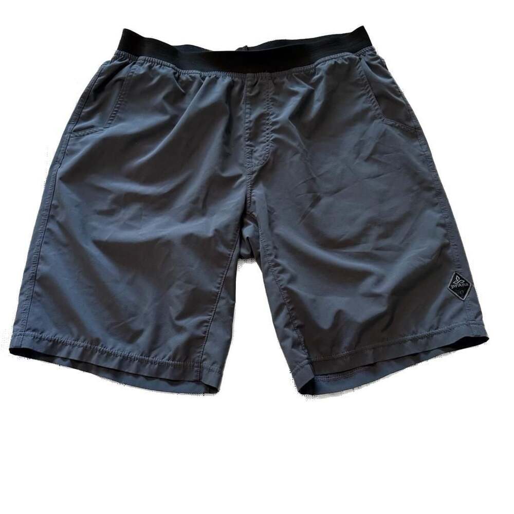 prAna Men's Breathe Elastic Waist Athletic Performance Shorts
